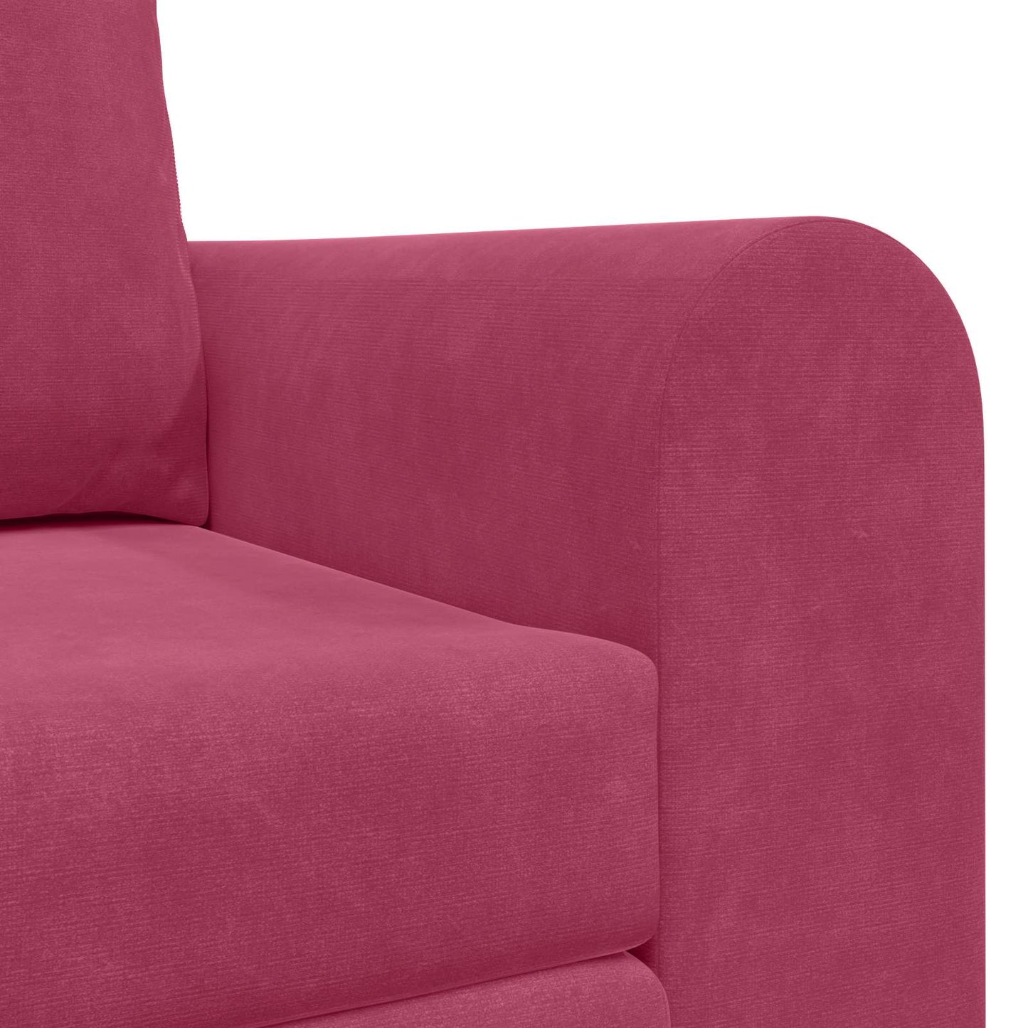 Schlafsofa Weinrot 148 x 71 x 83 cm Samt