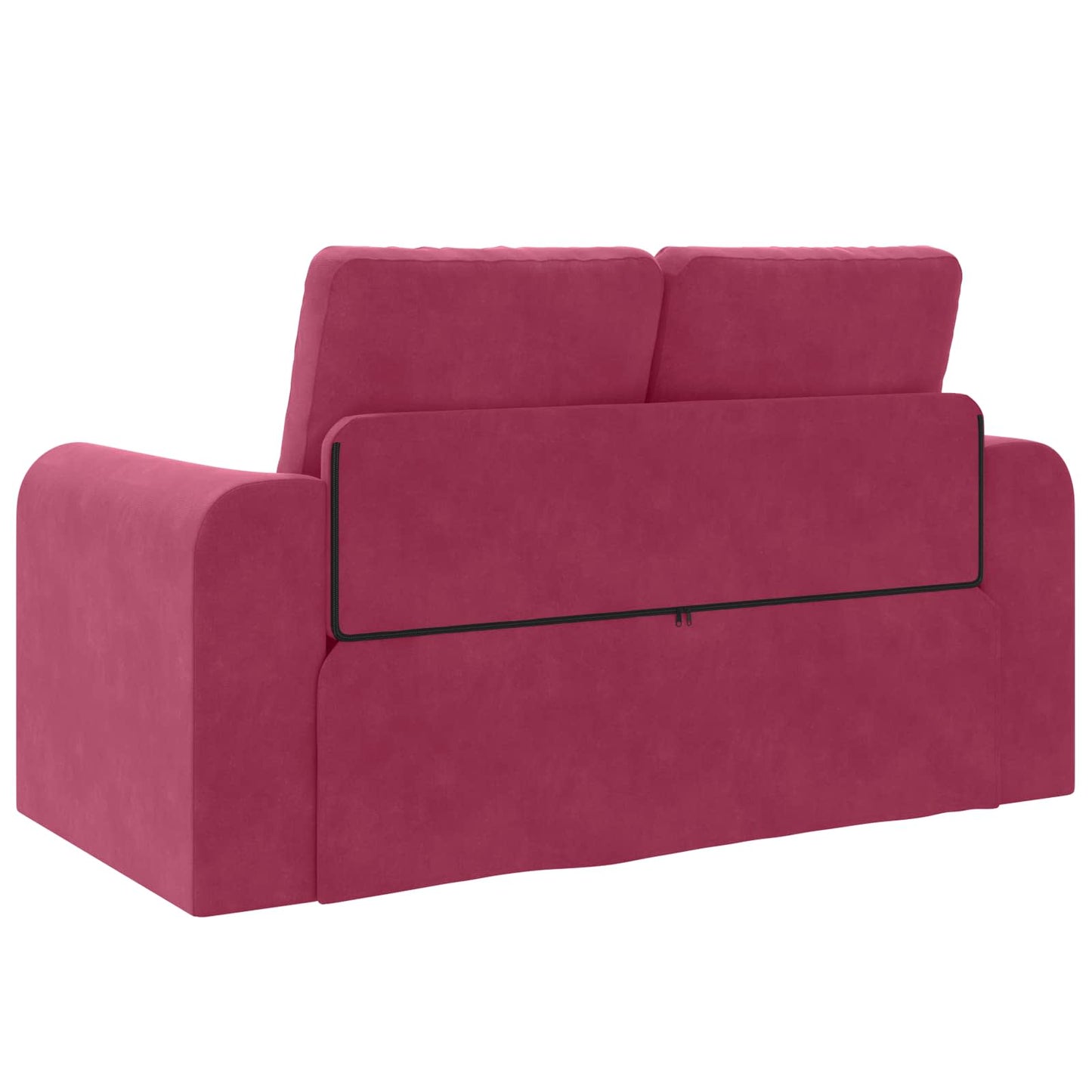 Schlafsofa Weinrot 148 x 71 x 83 cm Samt