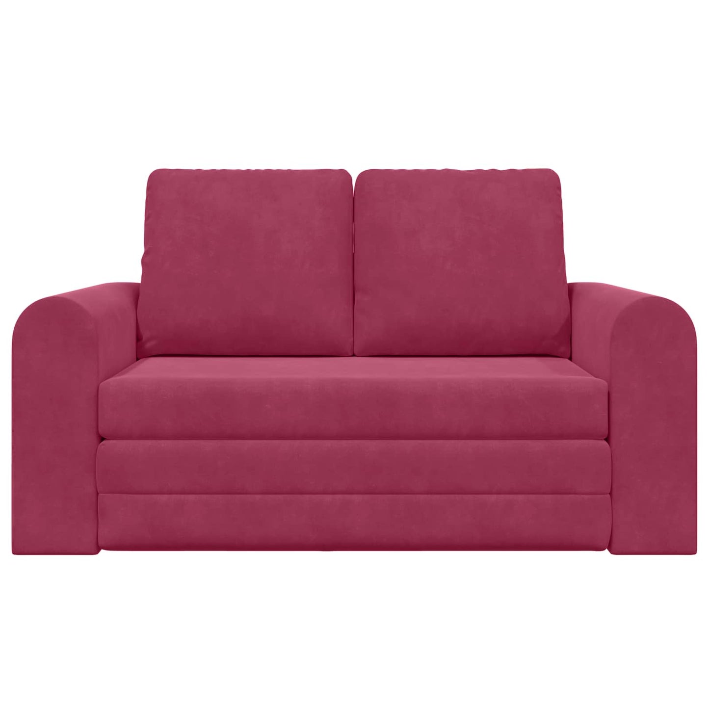 Schlafsofa Weinrot 148 x 71 x 83 cm Samt