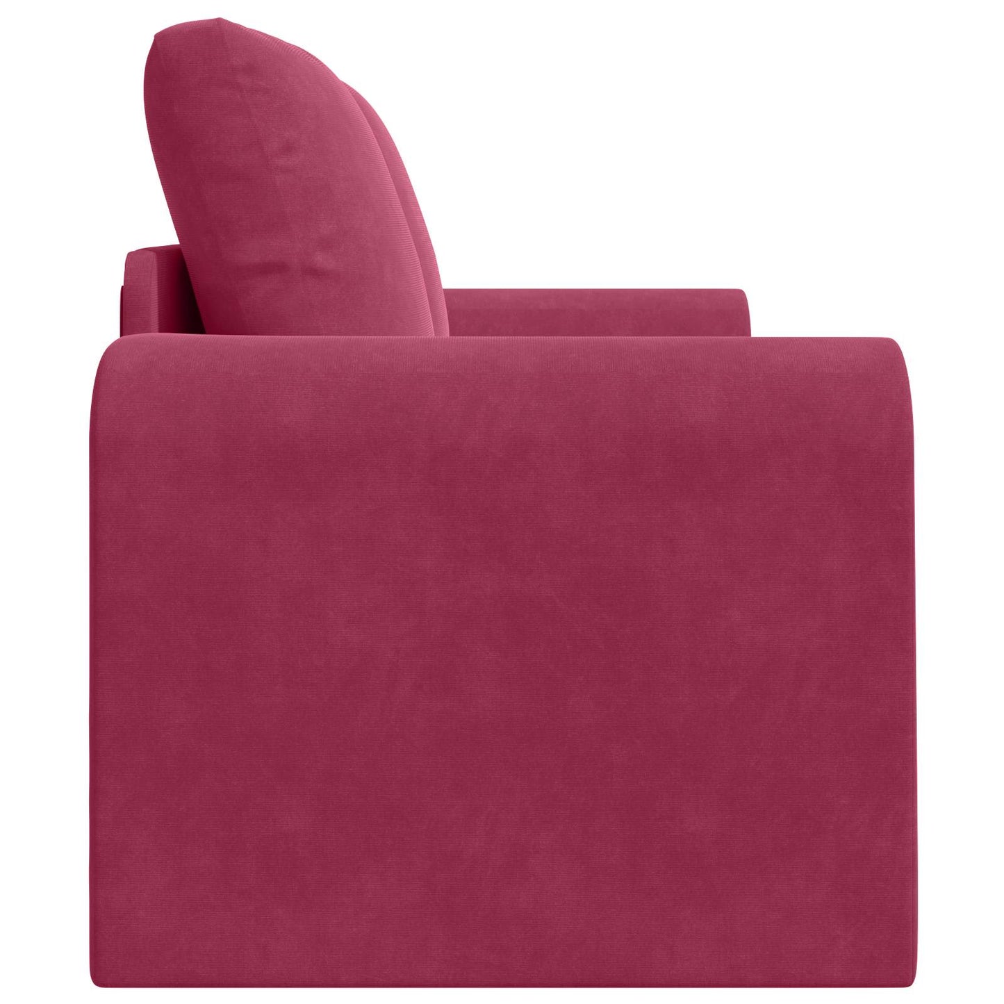 Schlafsofa Weinrot 148 x 71 x 83 cm Samt