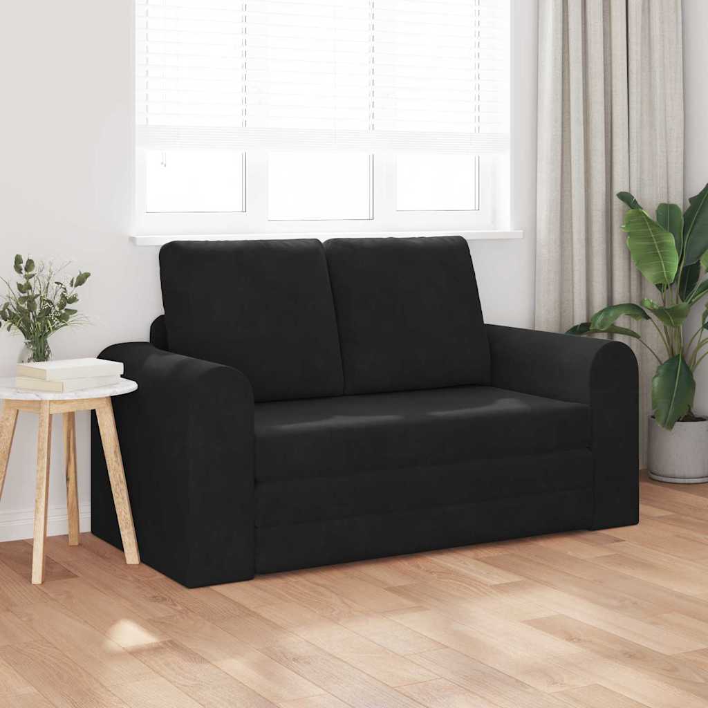 Schlafsofa Schwarz 148 x 71 x 83 cm Samt