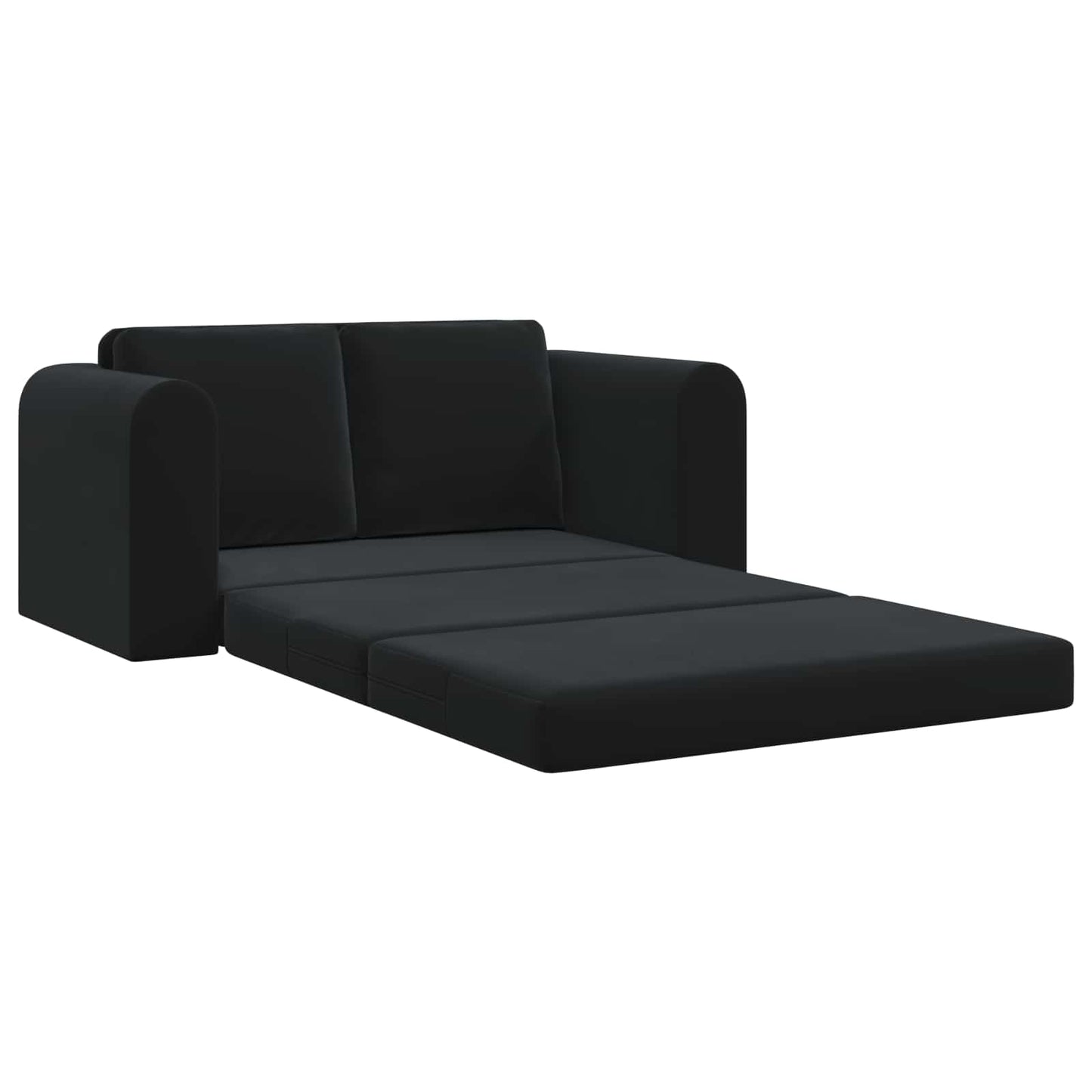 Schlafsofa Schwarz 148 x 71 x 83 cm Samt