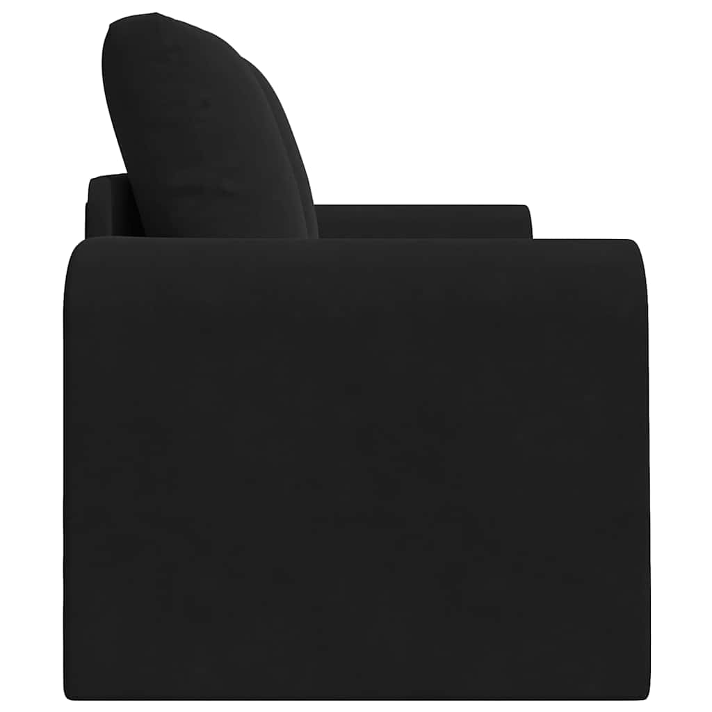 Schlafsofa Schwarz 148 x 71 x 83 cm Samt