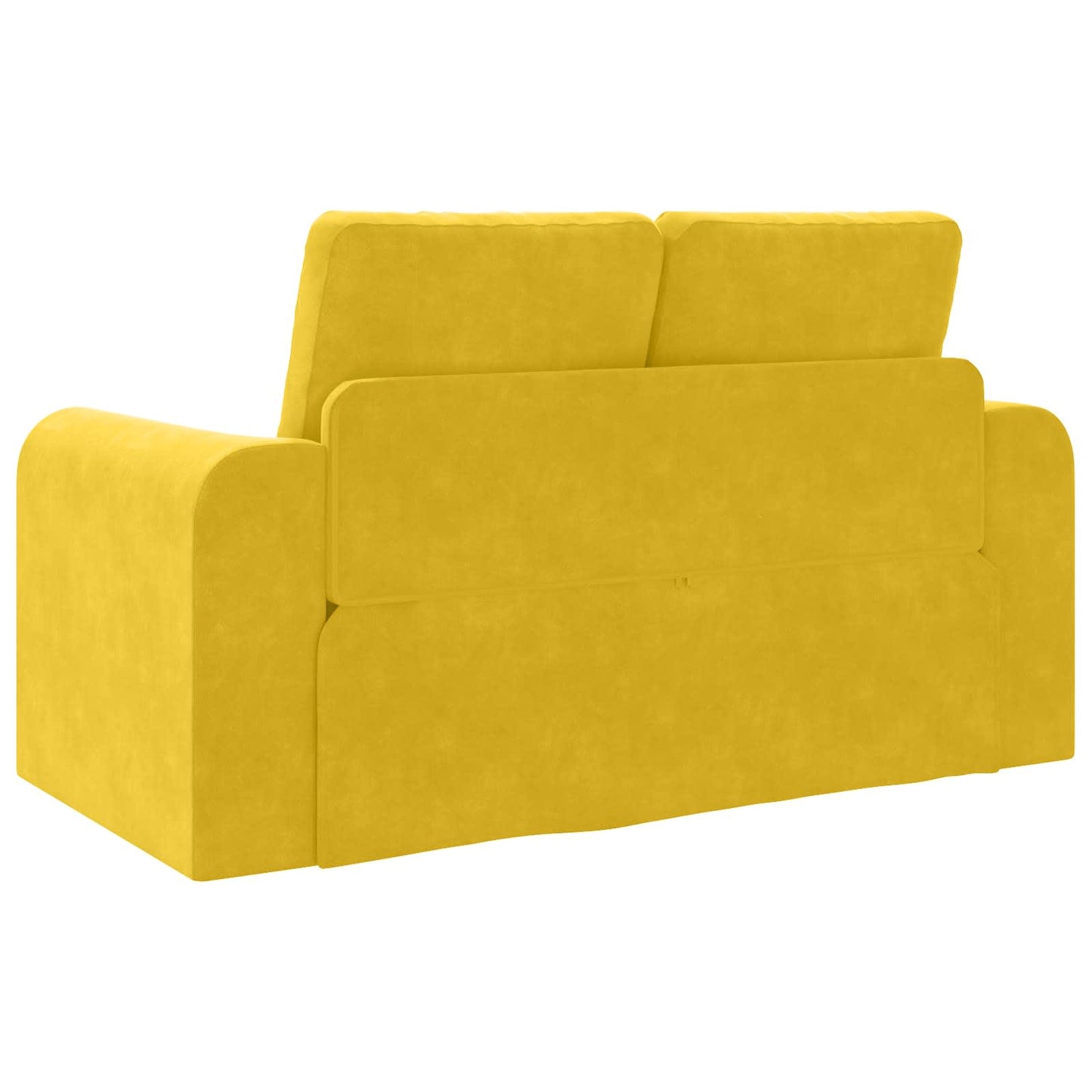 Schlafsofa Gelb 148 x 71 x 83 cm Samt
