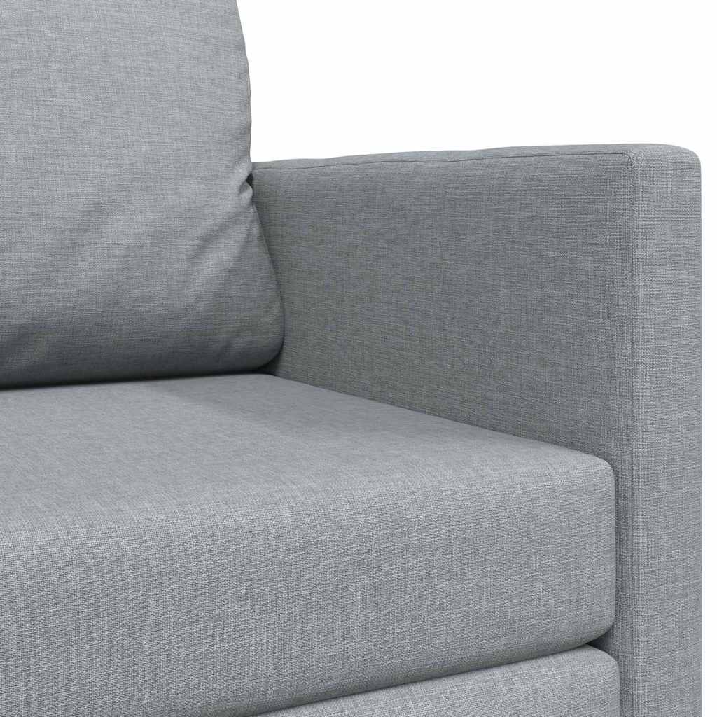 Schlafsofa 110cm Hellgrau Stoff