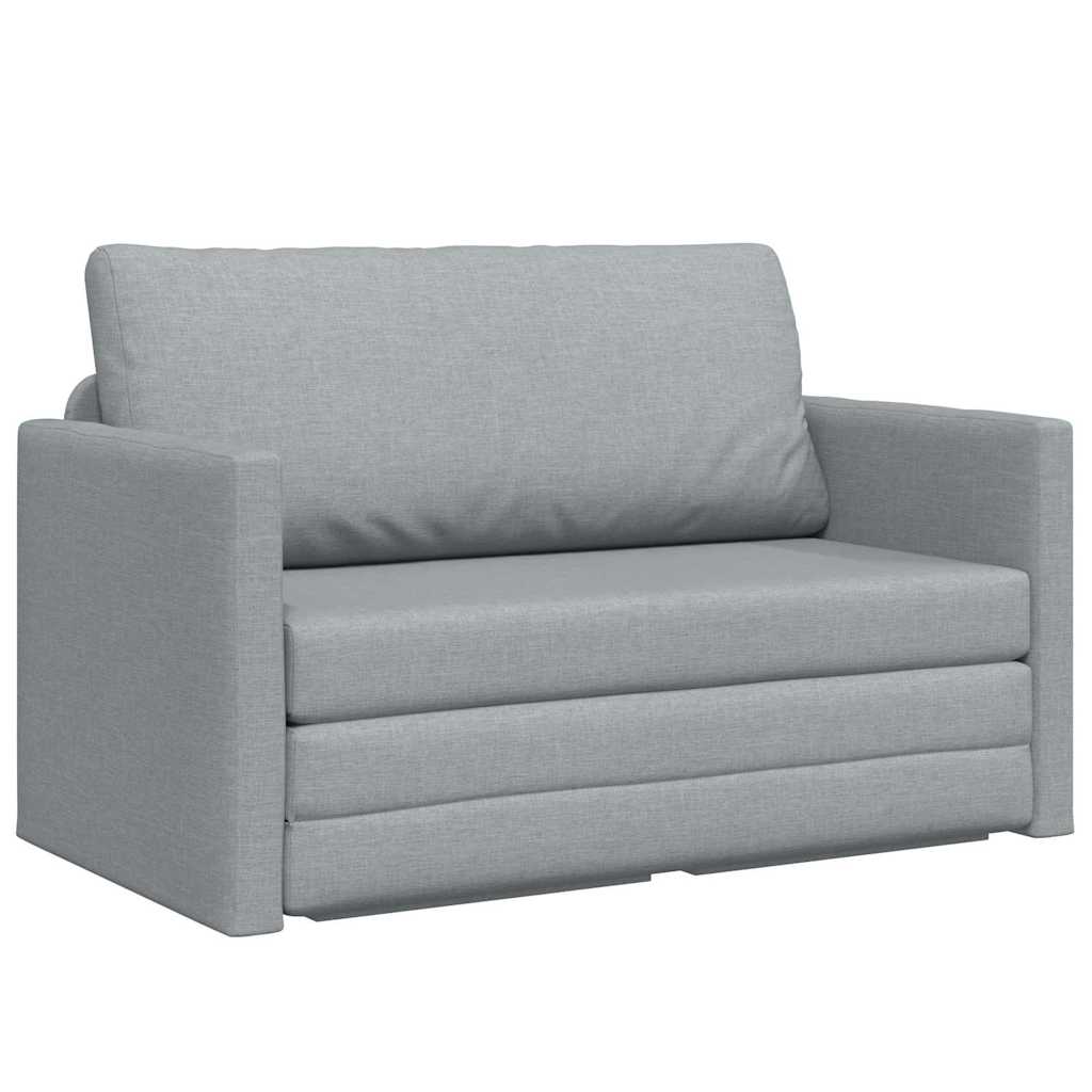 Schlafsofa 110cm Hellgrau Stoff