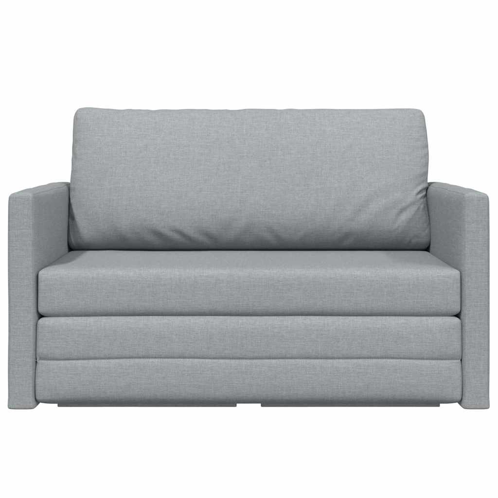 Schlafsofa 110cm Hellgrau Stoff