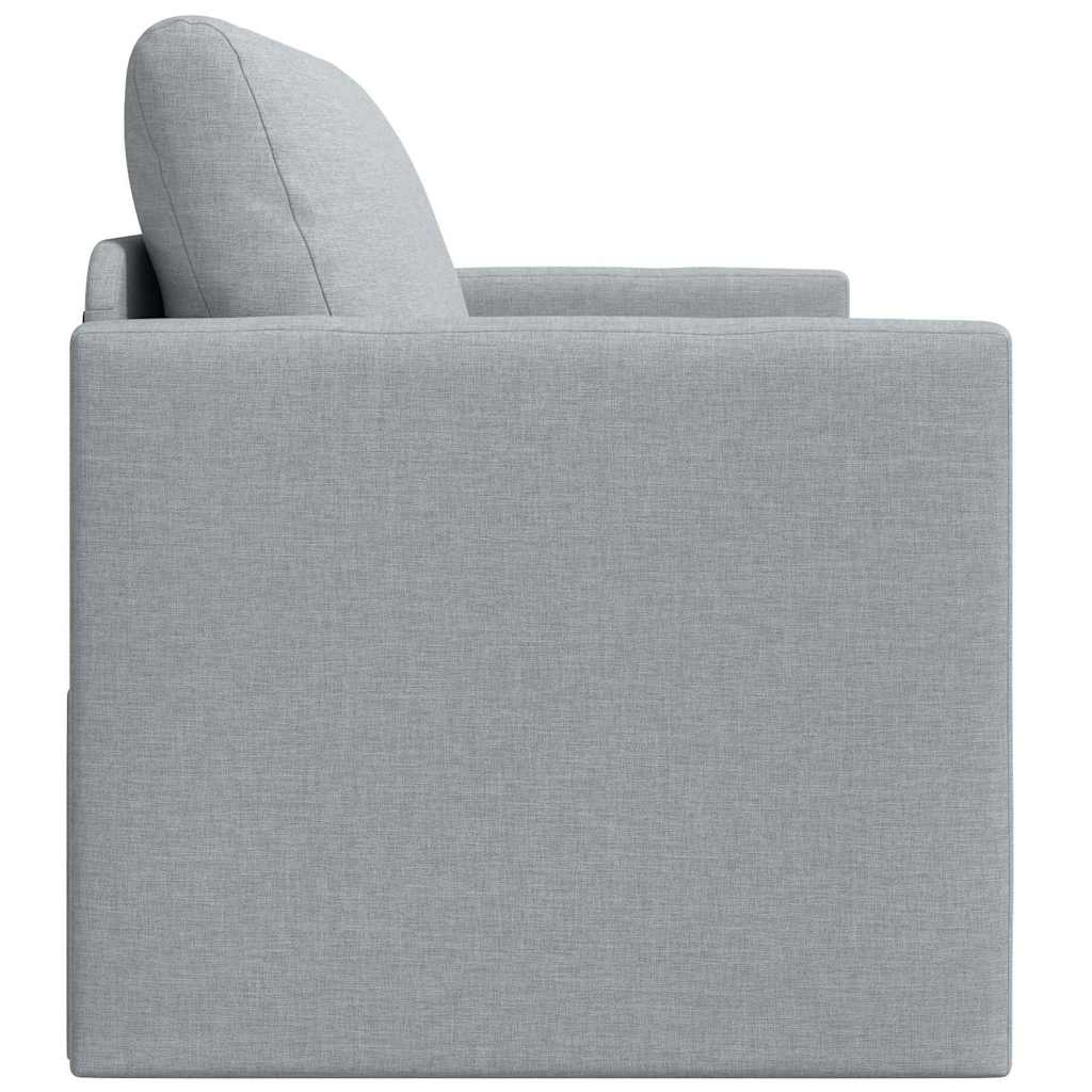 Schlafsofa 110cm Hellgrau Stoff