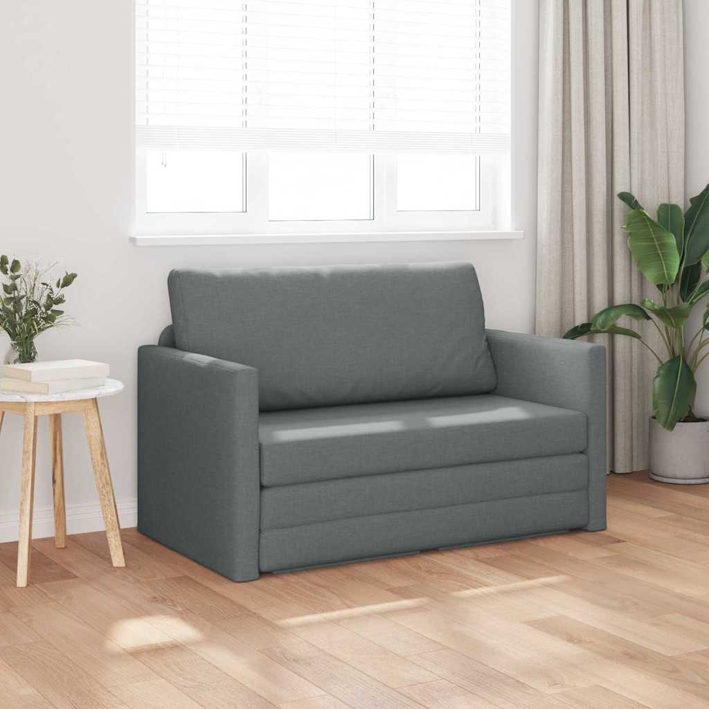 Schlafsofa 110cm Dunkelgrau Stoff