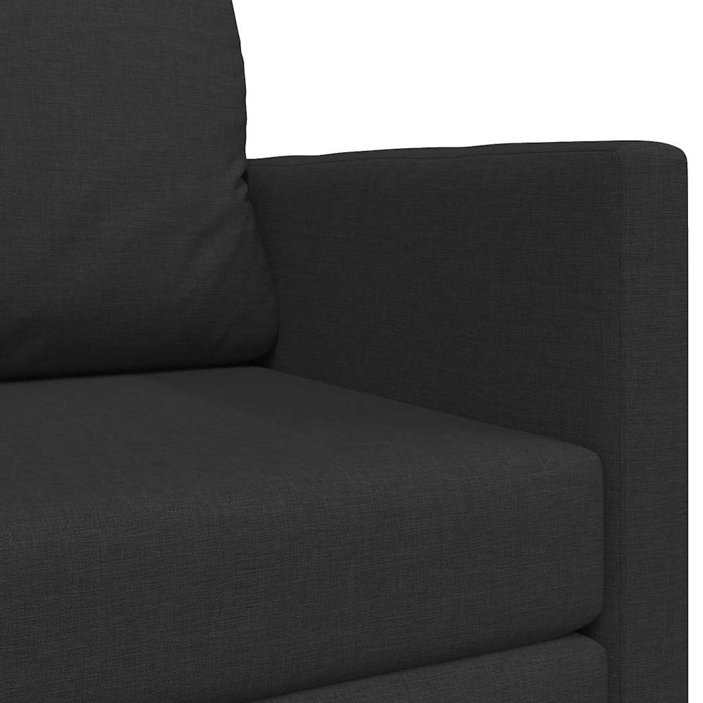 Schlafsofa 110cm Schwarz Stoff