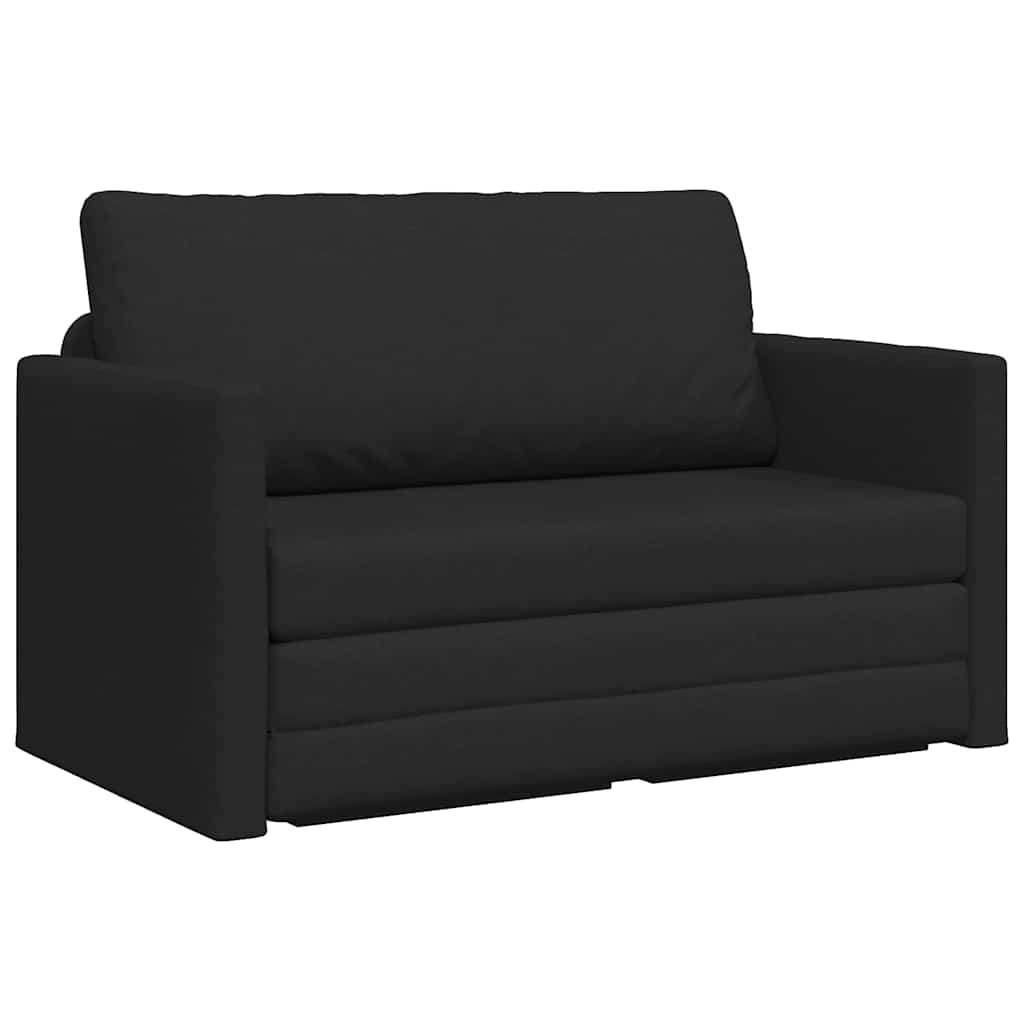 Schlafsofa 110cm Schwarz Stoff