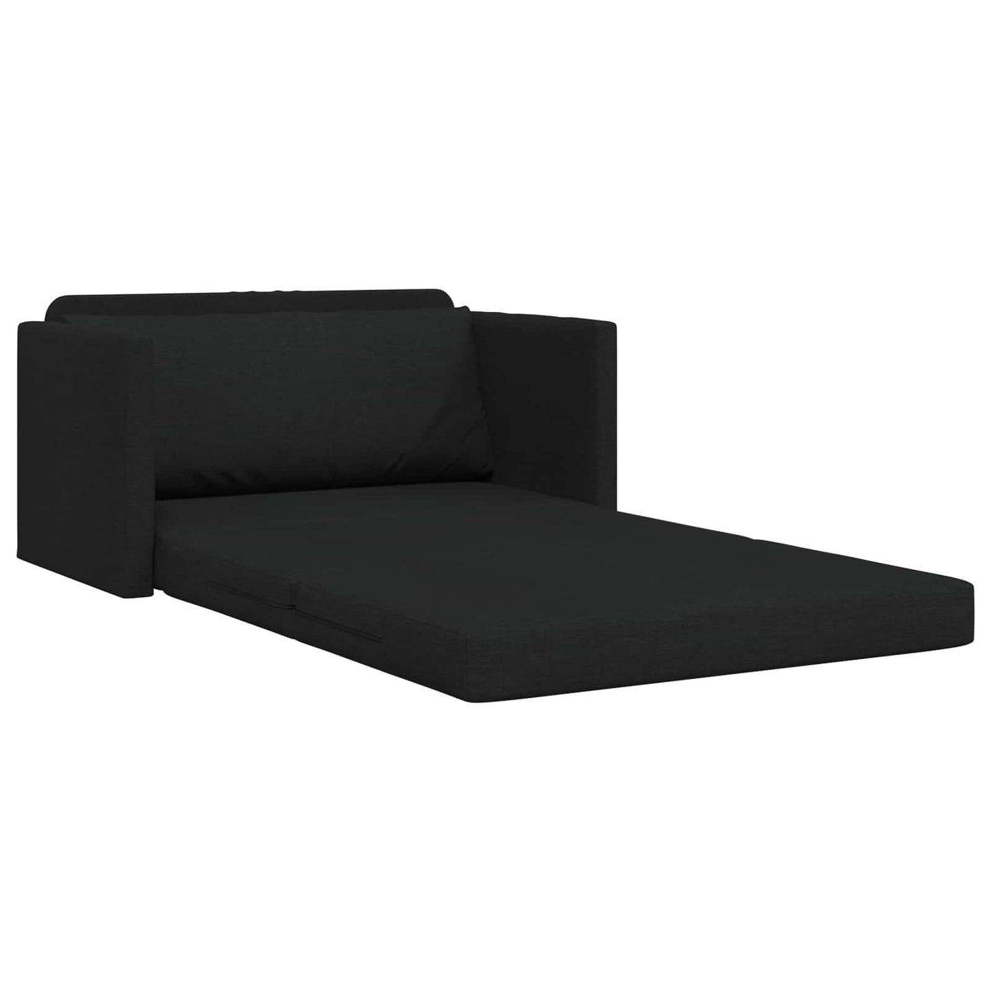 Schlafsofa 110cm Schwarz Stoff