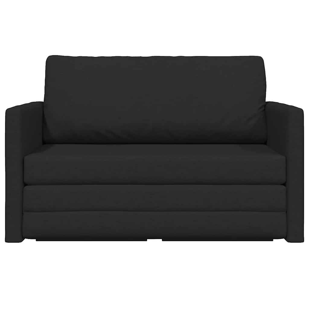 Schlafsofa 110cm Schwarz Stoff