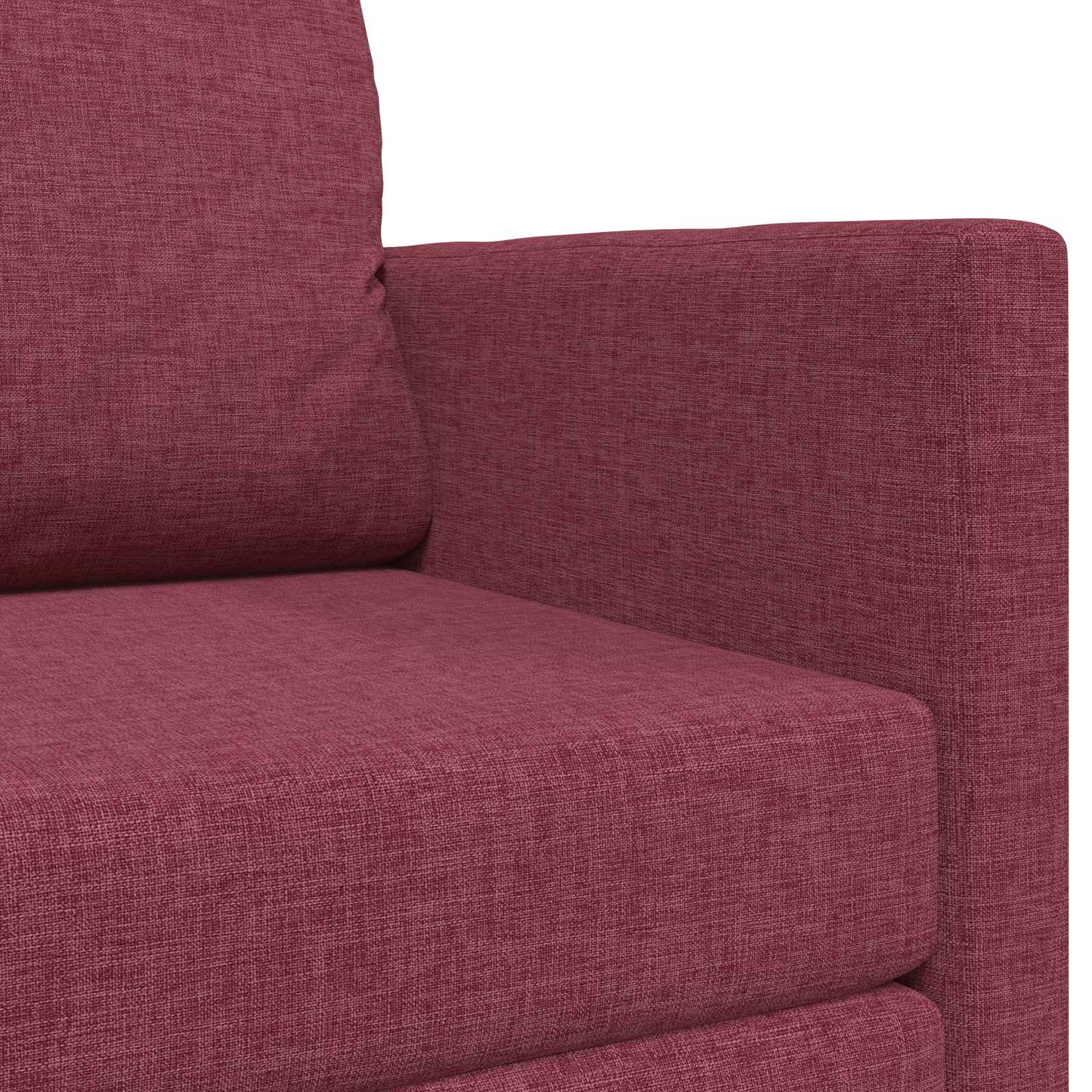 Schlafsofa 110cm Weinrot Stoff
