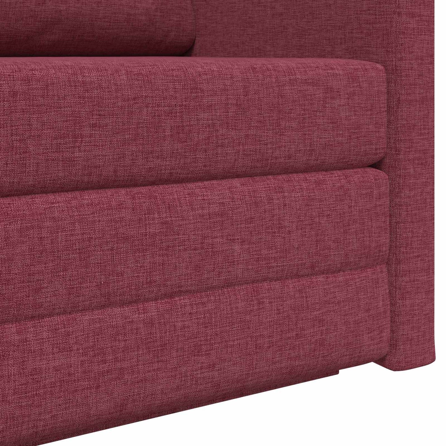 Schlafsofa 110cm Weinrot Stoff