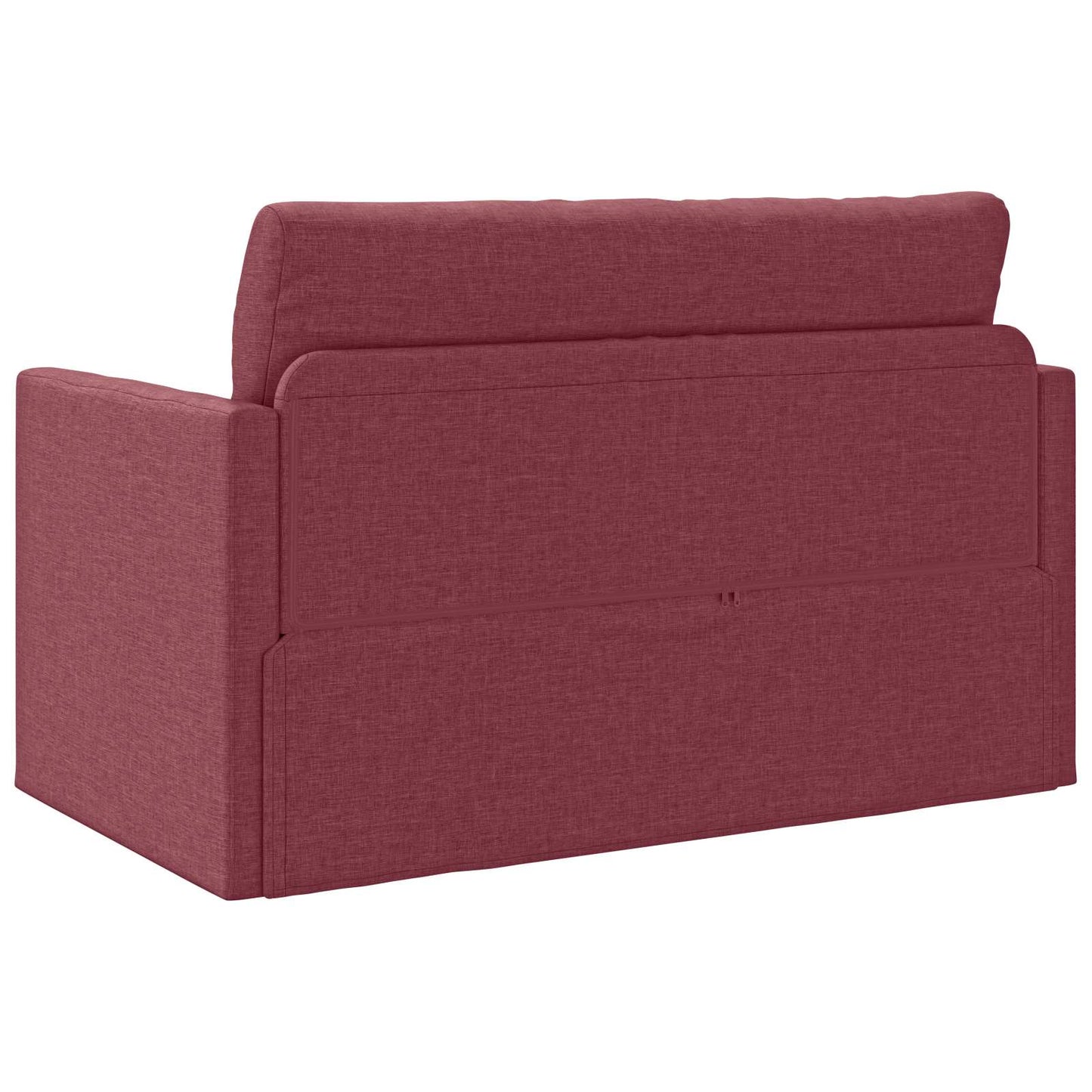 Schlafsofa 110cm Weinrot Stoff