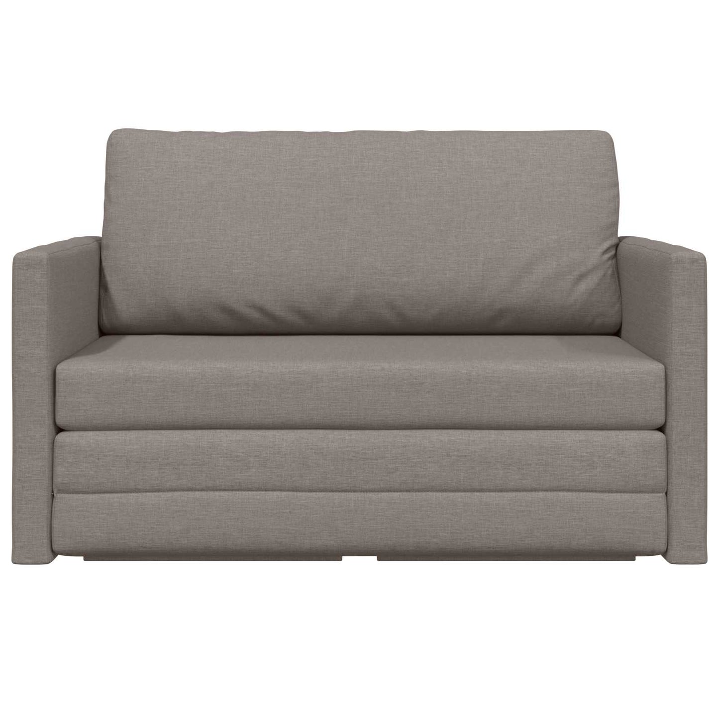 Schlafsofa 110cm Taupe Stoff