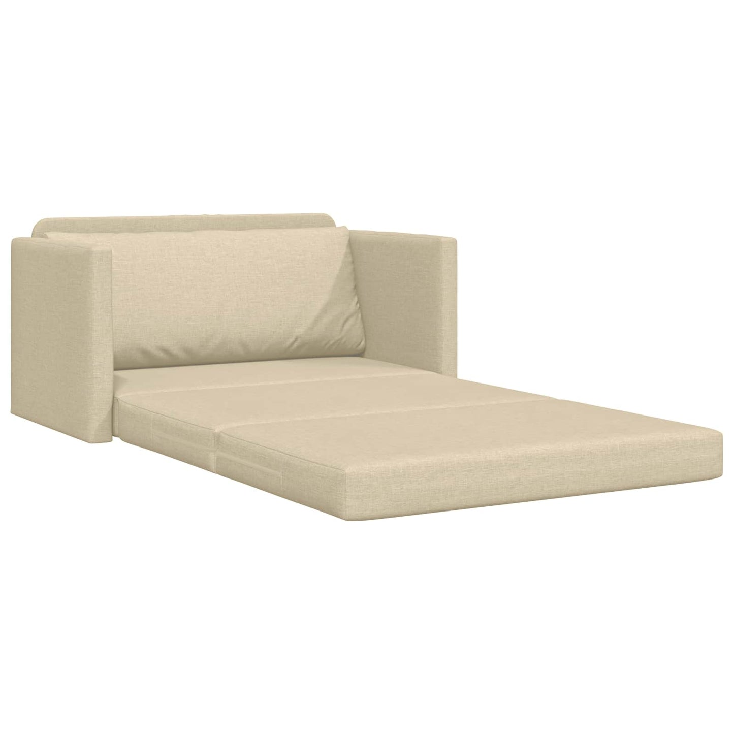 Schlafsofa 110cm Creme Stoff