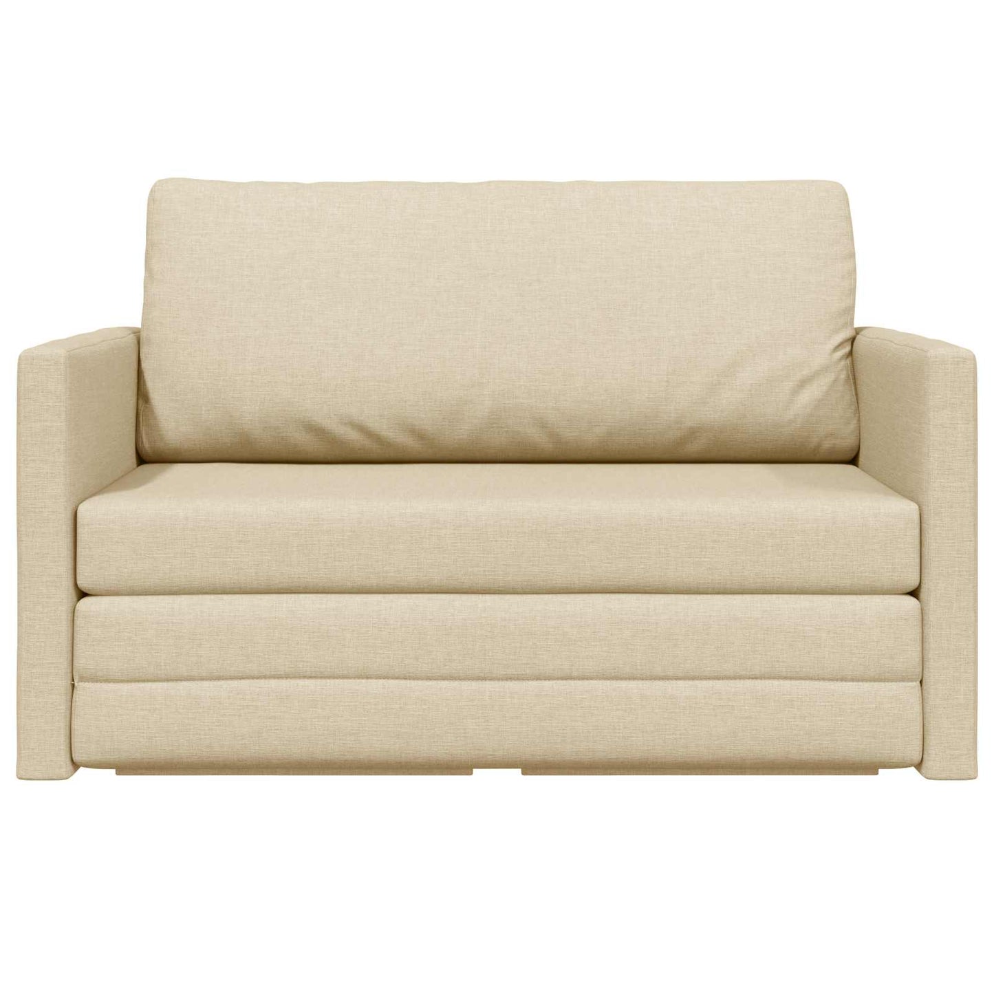 Schlafsofa 110cm Creme Stoff