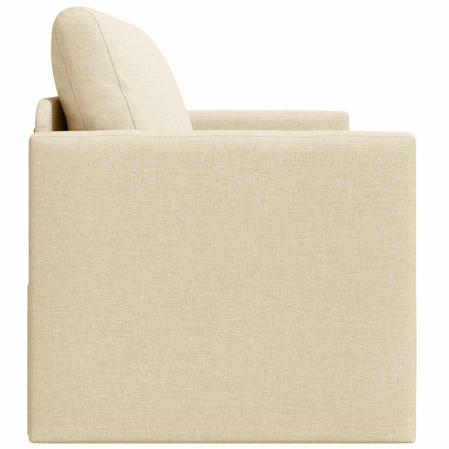 Schlafsofa 110cm Creme Stoff