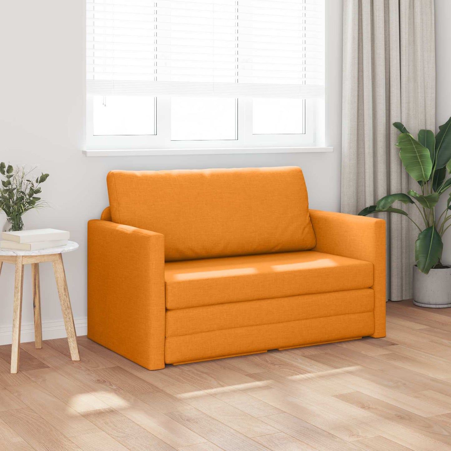 Schlafsofa 110cm Dunkelgelb Stoff
