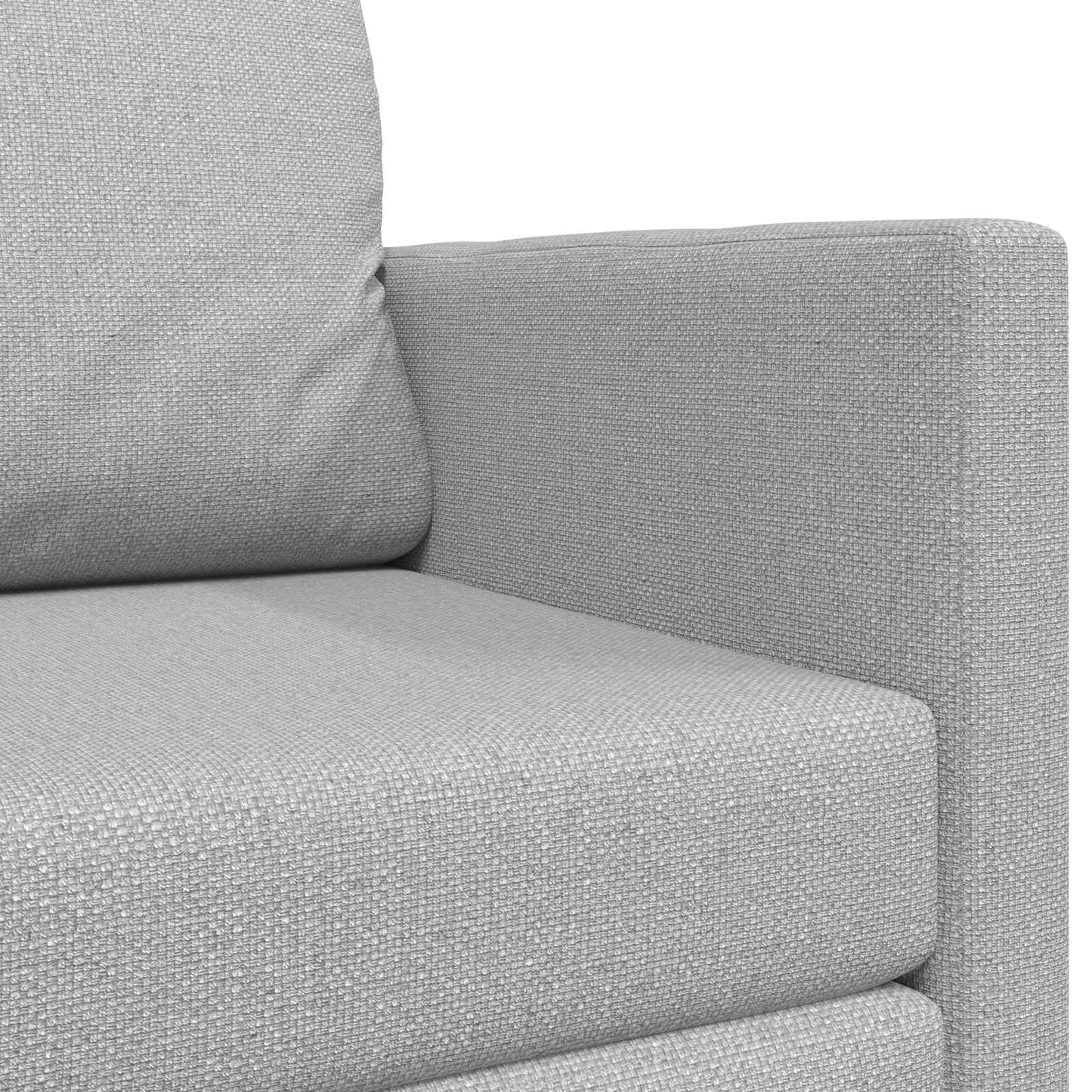 Schlafsofa Wolkengrau 124 x 71 x 78 cm Stoff