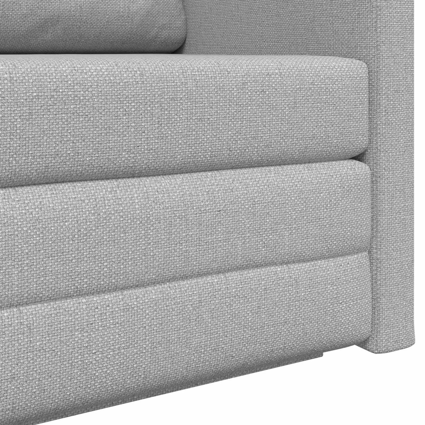 Schlafsofa Wolkengrau 124 x 71 x 78 cm Stoff