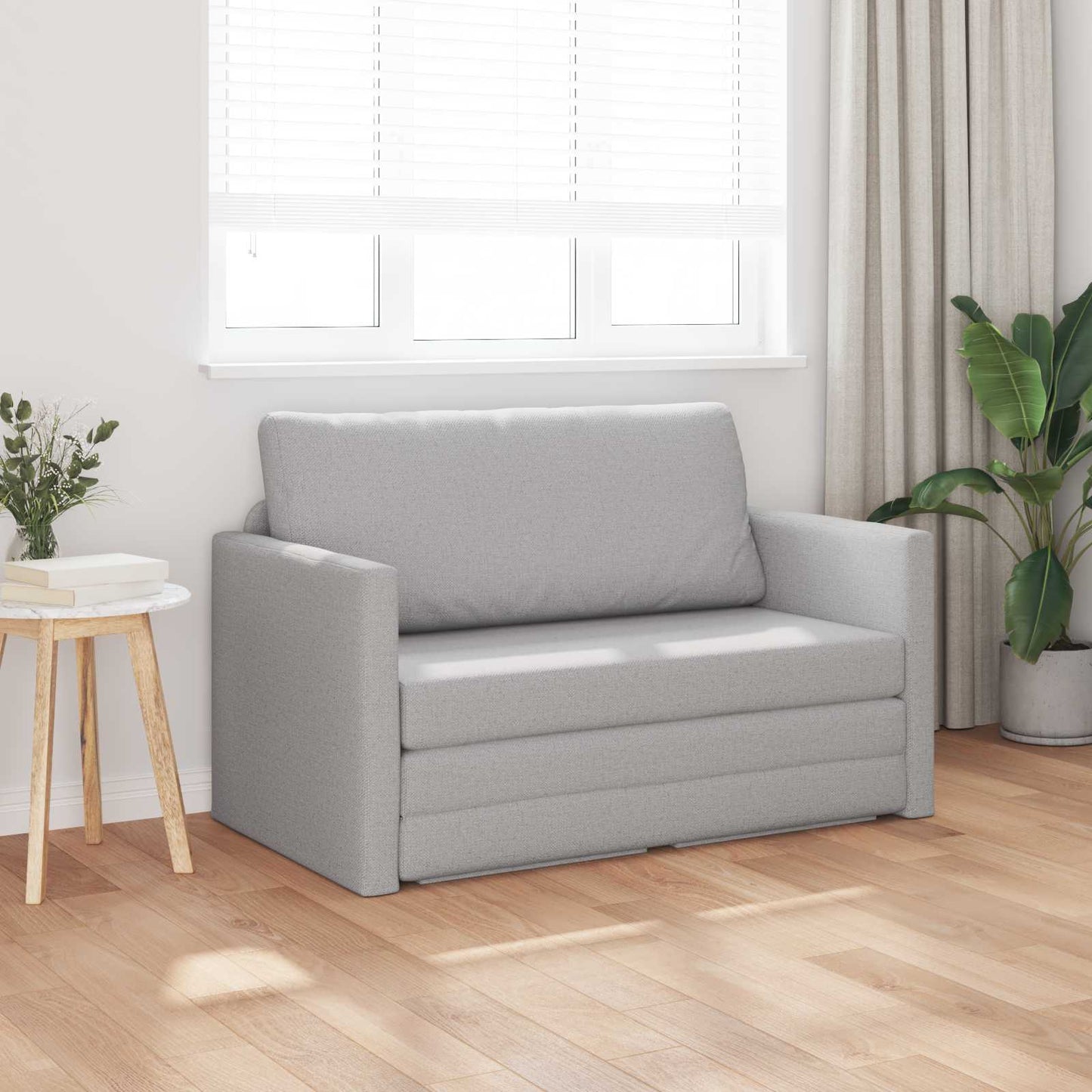 Schlafsofa Wolkengrau 124 x 71 x 78 cm Stoff