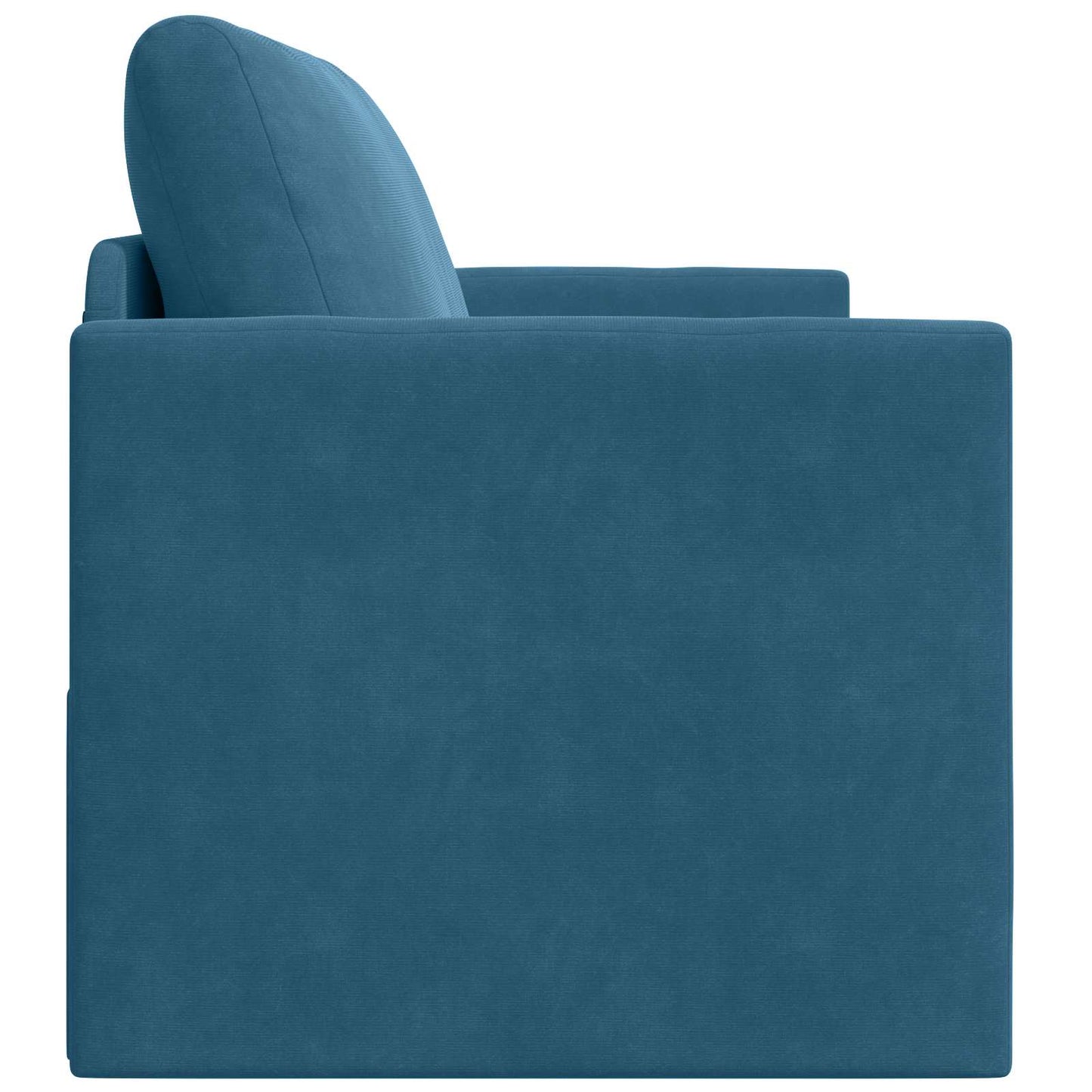 Schlafsofa Blau 124 x 71 x 78 cm Samt