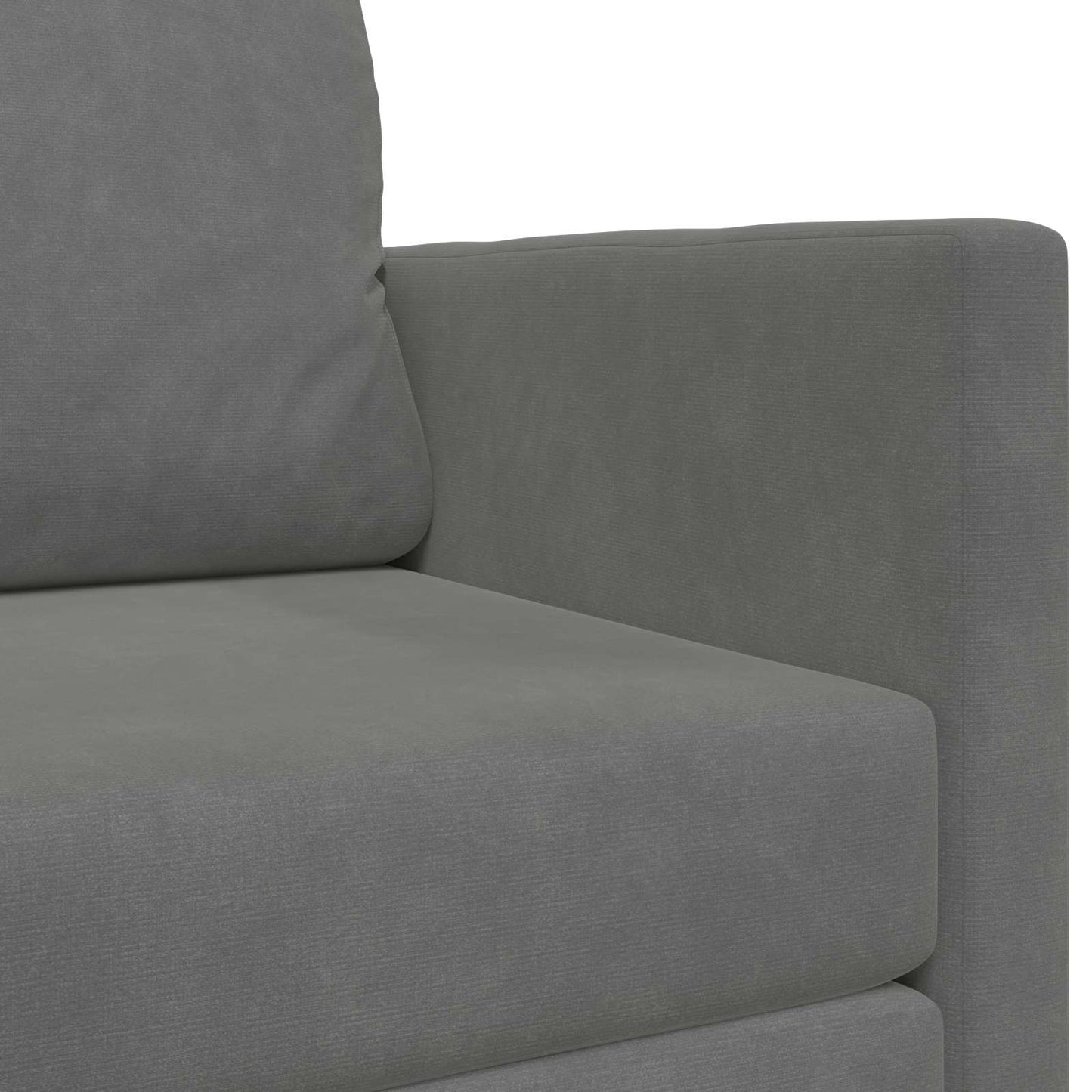Schlafsofa Dunkelgrau 124 x 71 x 78 cm Samt