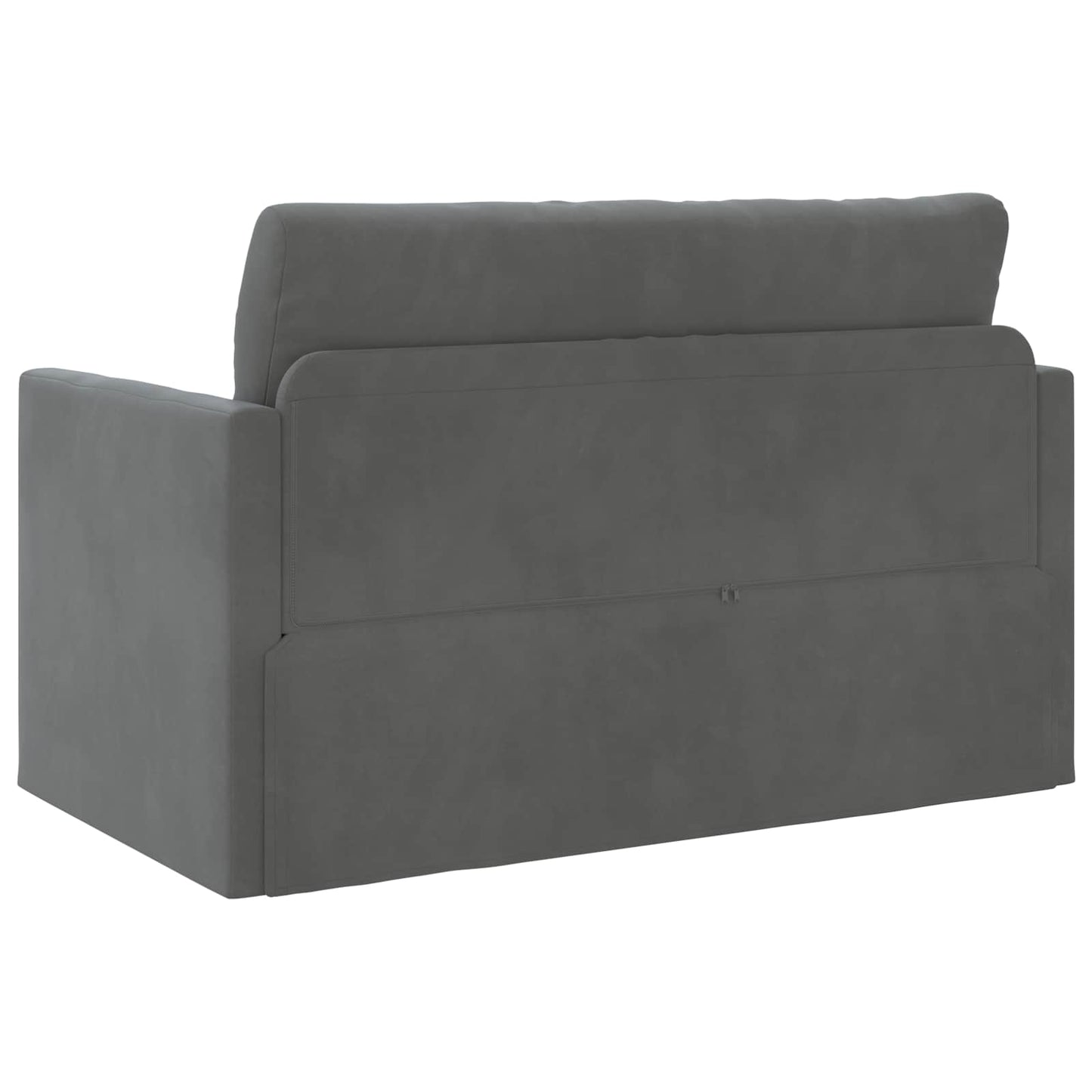 Schlafsofa Dunkelgrau 124 x 71 x 78 cm Samt