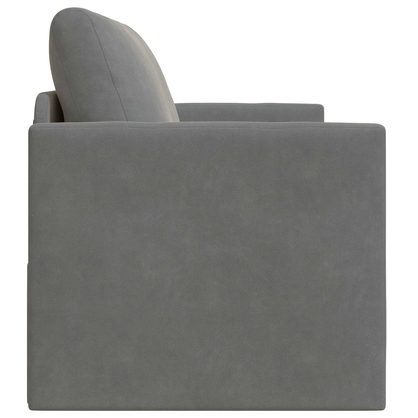 Schlafsofa Dunkelgrau 124 x 71 x 78 cm Samt