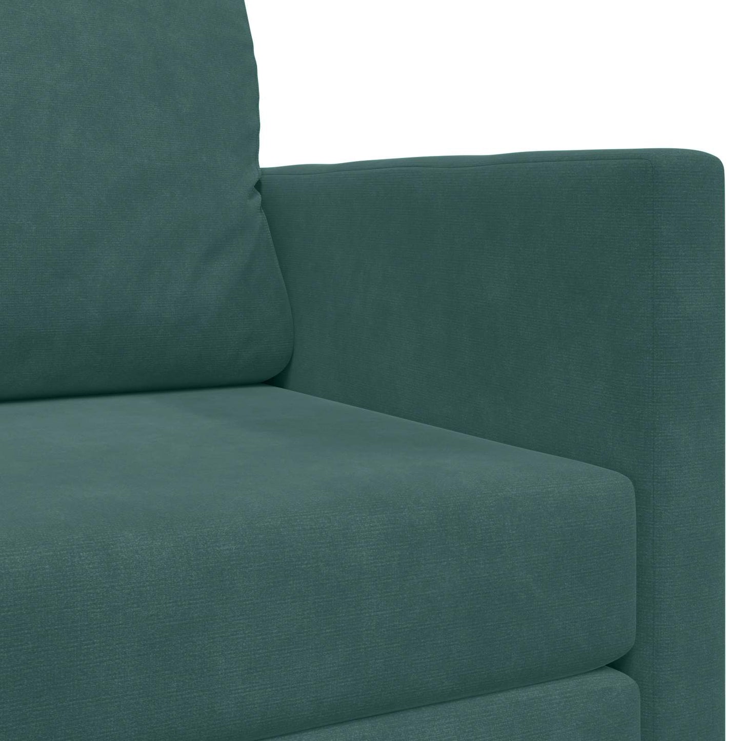 Schlafsofa Dunkelgrün 124 x 71 x 78 cm Samt