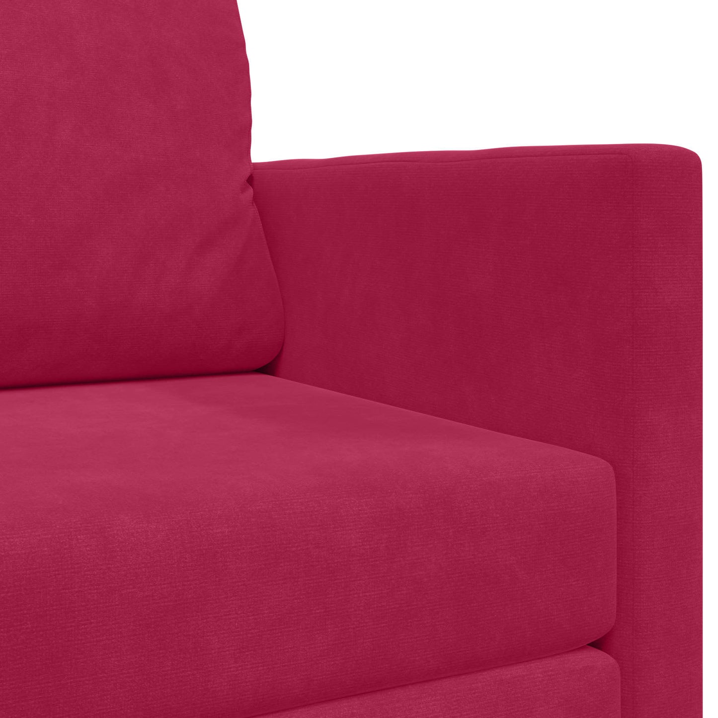 Schlafsofa Weinrot 124 x 71 x 78 cm Samt