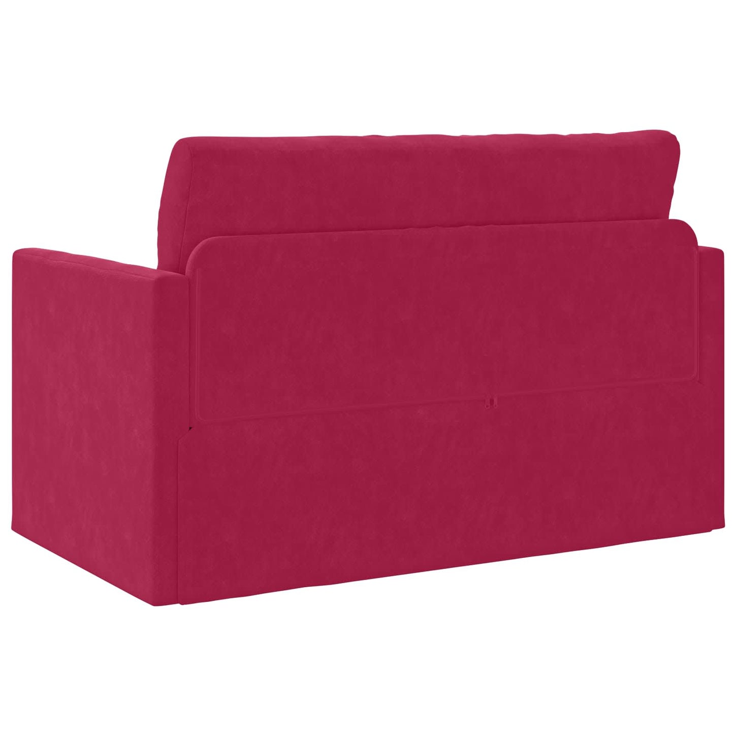 Schlafsofa Weinrot 124 x 71 x 78 cm Samt