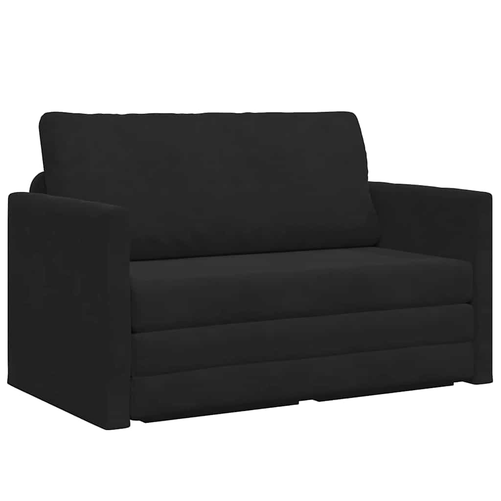 Schlafsofa Schwarz 124 x 71 x 78 cm Samt