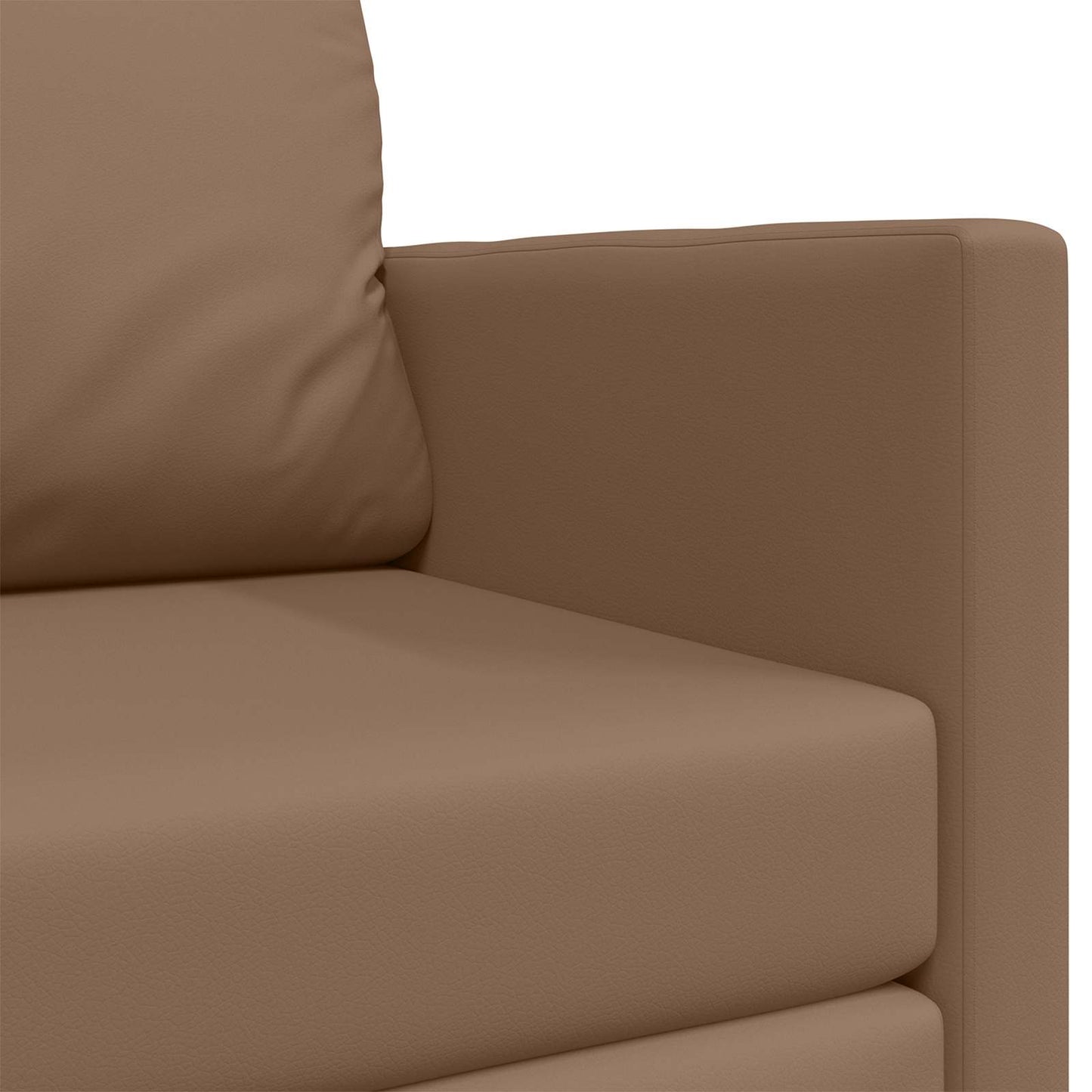 Schlafsofa Cappuccino 124 x 71 x 78 cm Kunstleder