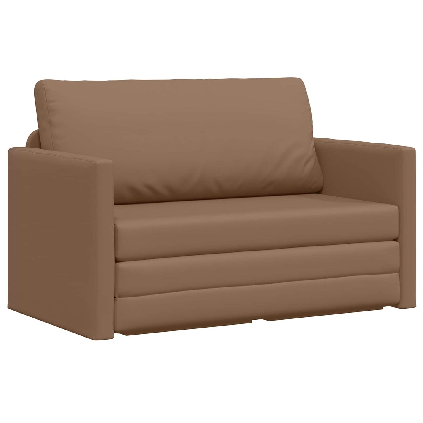 Schlafsofa Cappuccino 124 x 71 x 78 cm Kunstleder