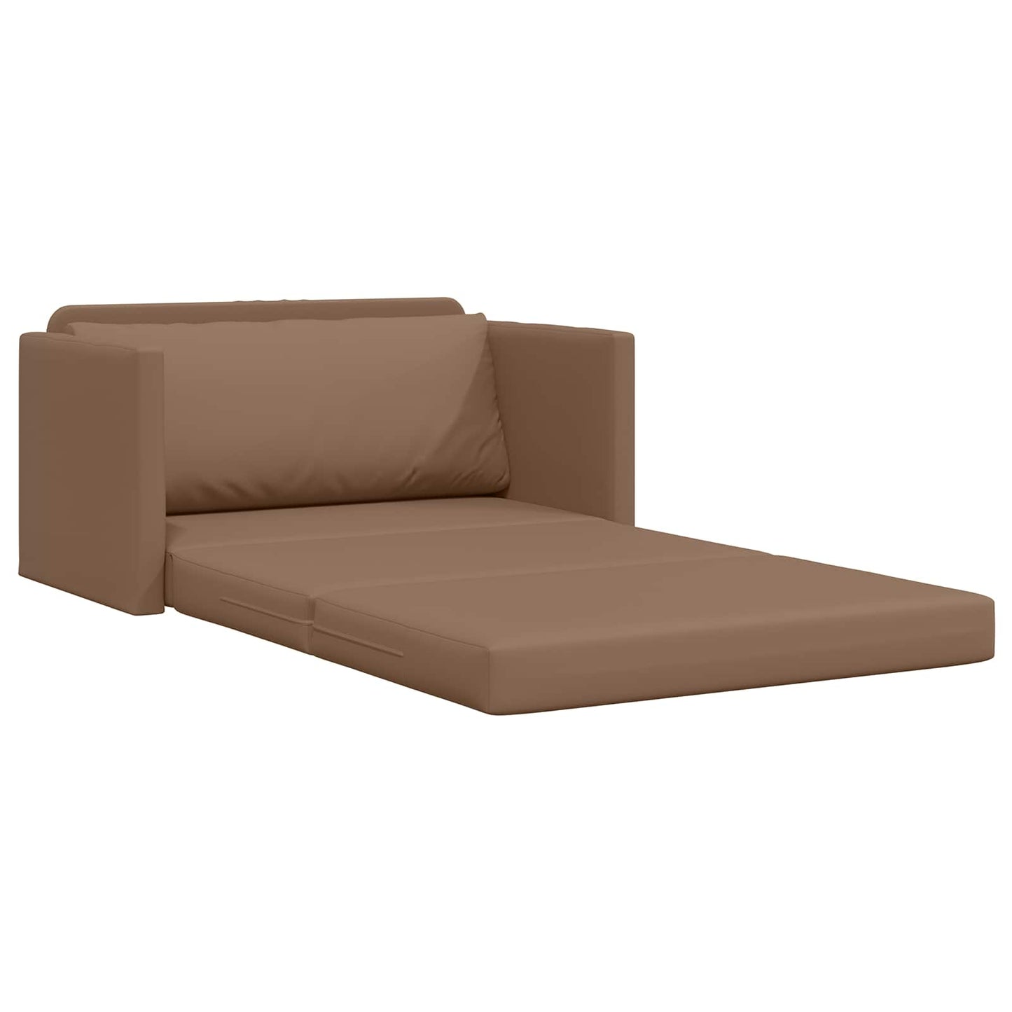 Schlafsofa Cappuccino 124 x 71 x 78 cm Kunstleder