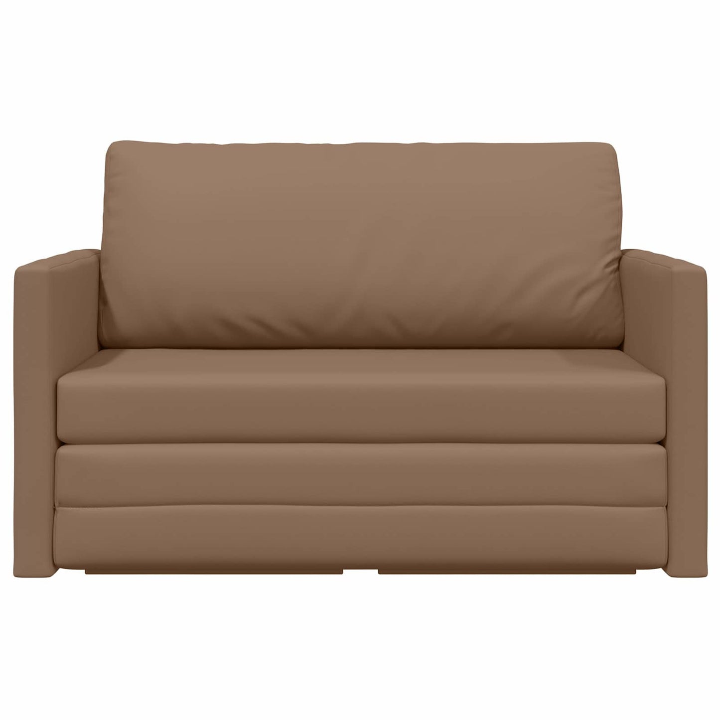 Schlafsofa Cappuccino 124 x 71 x 78 cm Kunstleder