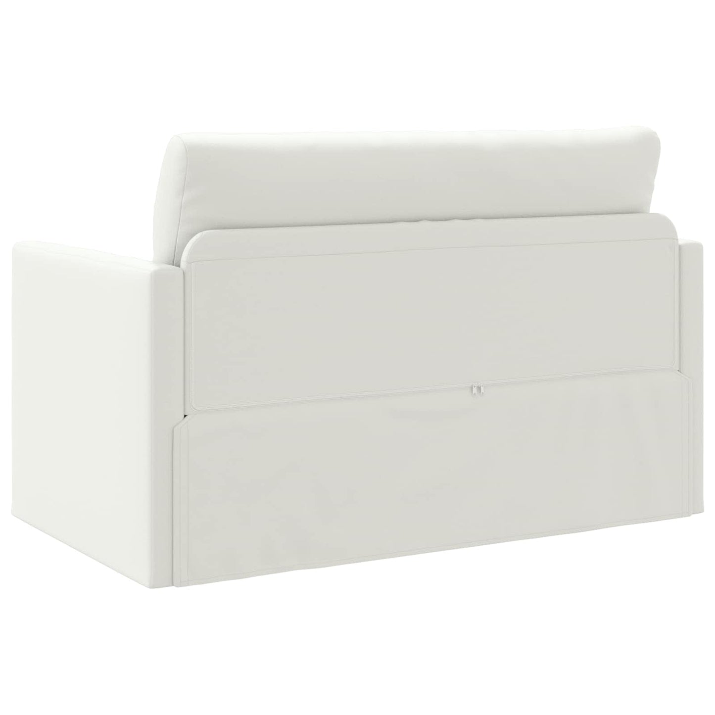 Schlafsofa Weiß 124 x 71 x 78 cm Kunstleder