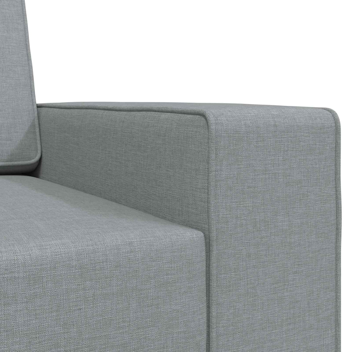 Schlafsofa Hellgrau 245 x 78 x 77 cm Stoff