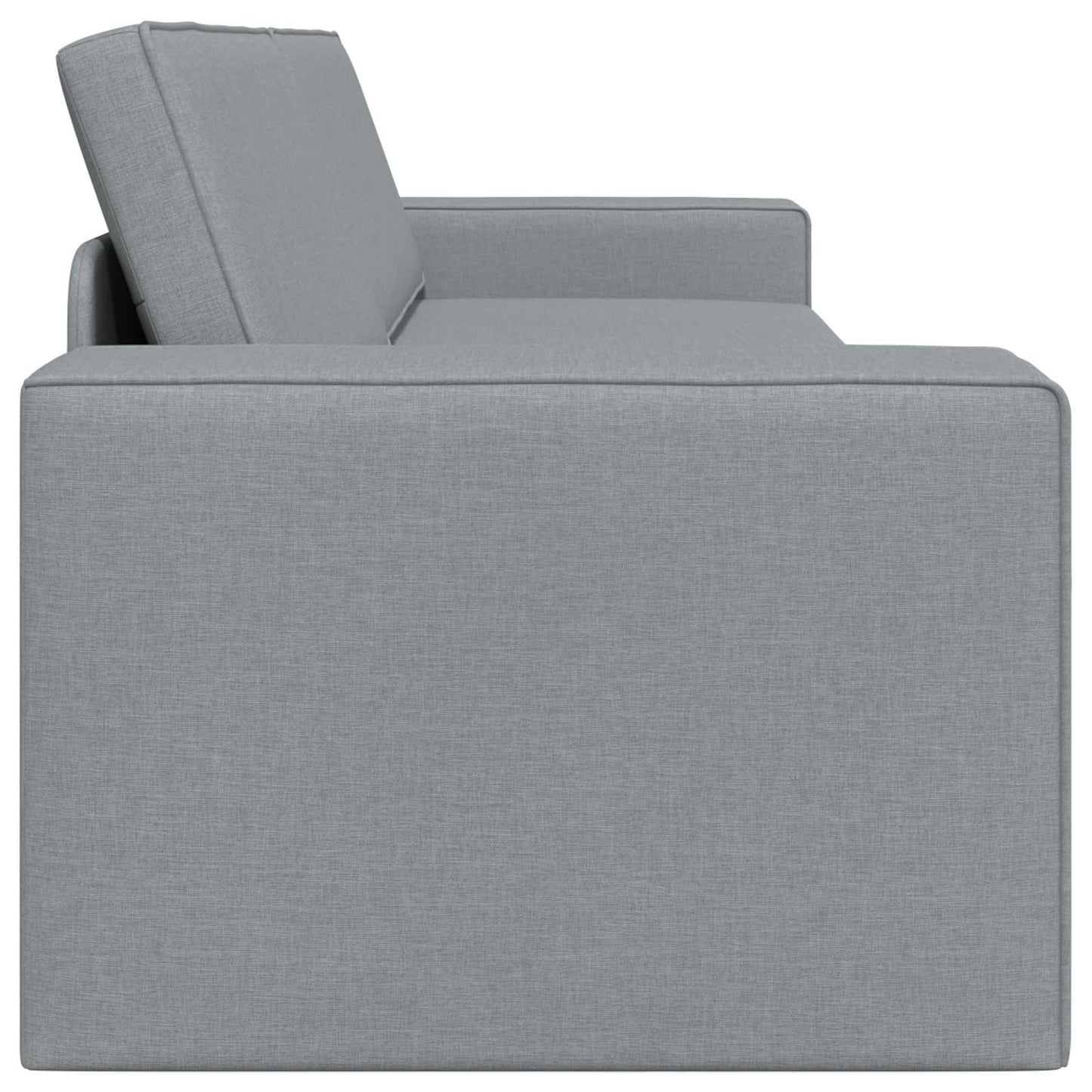 Schlafsofa Hellgrau 245 x 78 x 77 cm Stoff