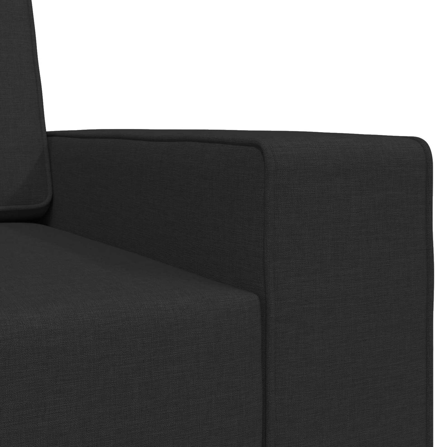 Schlafsofa Schwarz 245 x 78 x 77 cm Stoff