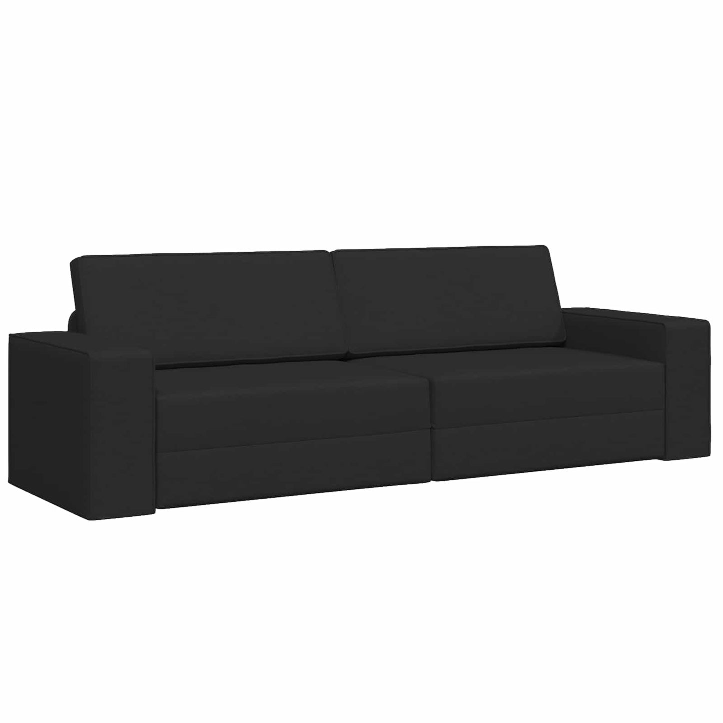 Schlafsofa Schwarz 245 x 78 x 77 cm Stoff