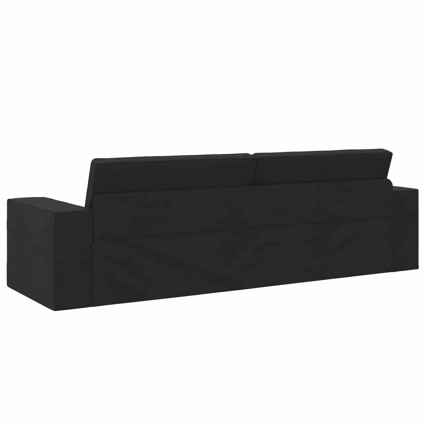 Schlafsofa Schwarz 245 x 78 x 77 cm Stoff