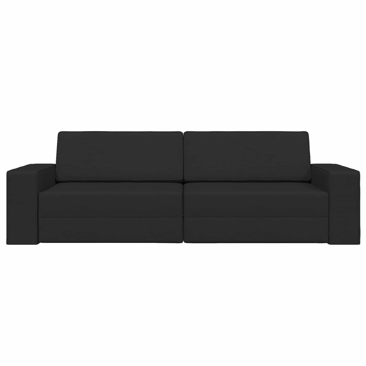 Schlafsofa Schwarz 245 x 78 x 77 cm Stoff