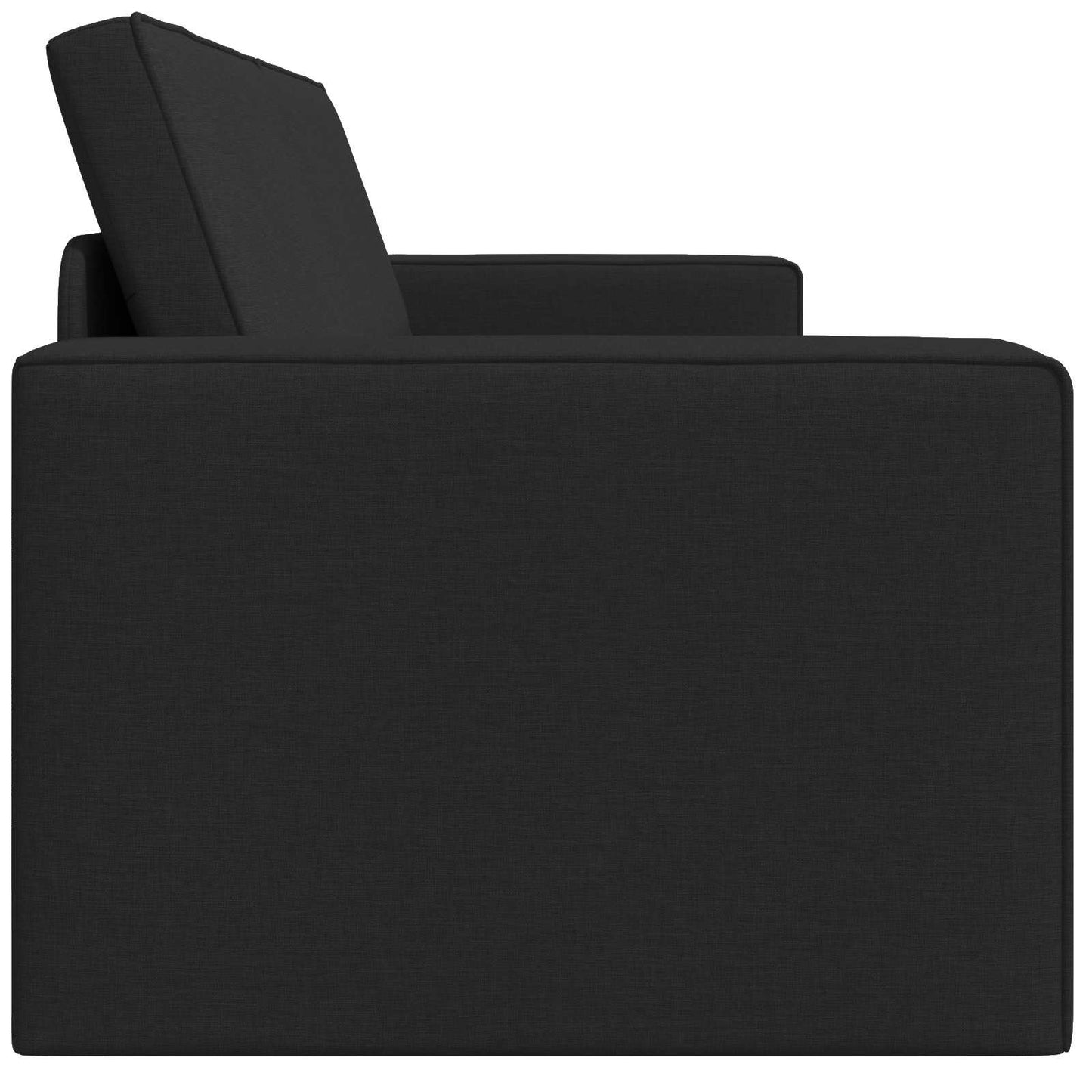Schlafsofa Schwarz 245 x 78 x 77 cm Stoff
