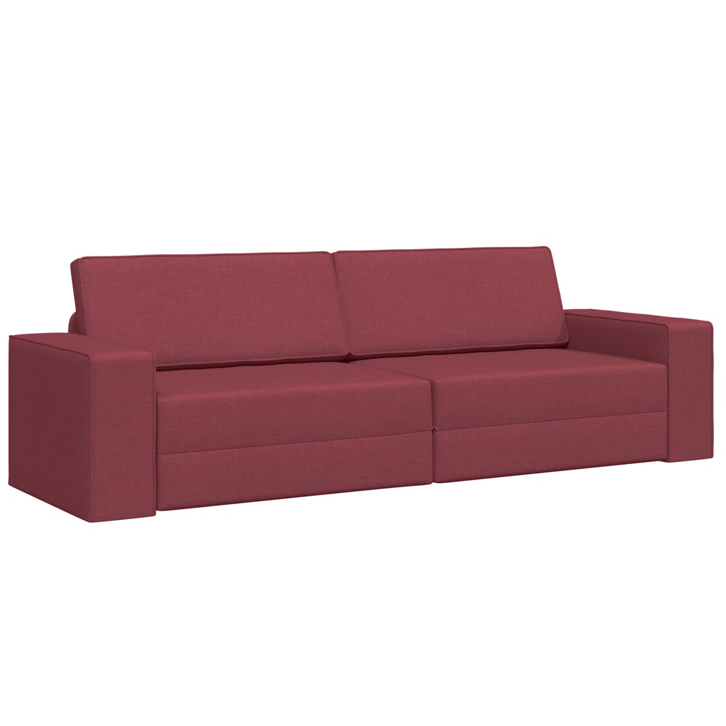 Schlafsofa Weinrot 245 x 78 x 77 cm Stoff