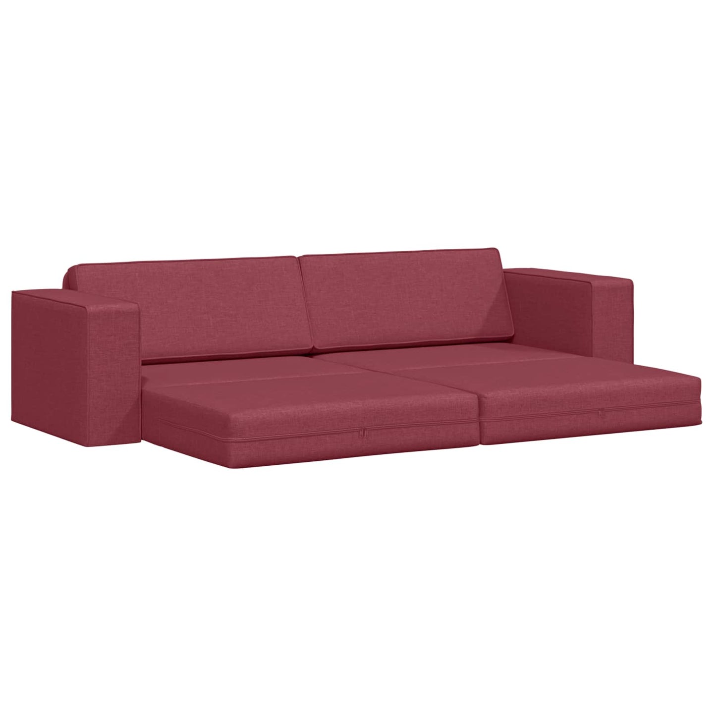 Schlafsofa Weinrot 245 x 78 x 77 cm Stoff